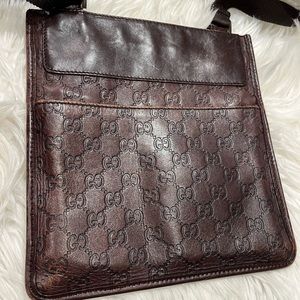 Vintage Gucci Crossbody Messenger Bag